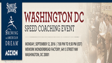 Attention DC Food and Beverage Entrepreneurs: Free Speed Coaching Event on September 12th