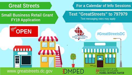 Attention DC Small Business Owners: Great Streets Grants of up to $50,000 are Available!