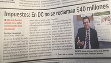 CAAB Interviewed by El Tiempo Latino to Raise EITC Awareness in the DC Latinx Community