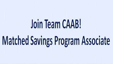 CAAB is Seeking a Matched Savings Program Associate
