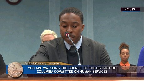 CAAB Provides Testimony to DC Council's Committee on Human Services re DC Child and Family Services Agency and to Raise EITC Awareness