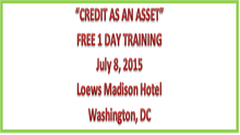Credit as an Asset Training: Free Event Sponsored by FDIC and Credit Builders Alliance