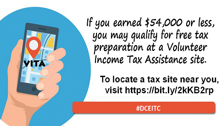 Free Tax Return Preparation is Available for DC Residents! 