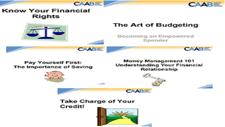 Get Financially Fit at the Beginning of the Fall with CAAB's Financial Education One-Day Money Management 101 Workshop