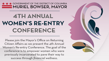 Invitation to Attend 4th Annual Women’s Re-entry Conference on November 17th