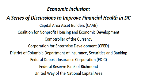 Invitation to May 27th Event on Economic Inclusion: Building Credit in Washington, DC