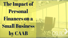 The Importance of Personal Finances on a Small Business